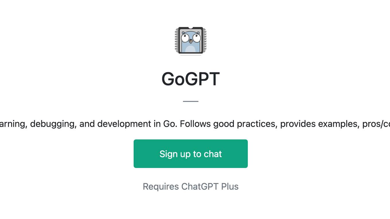 GoGPT Screenshot