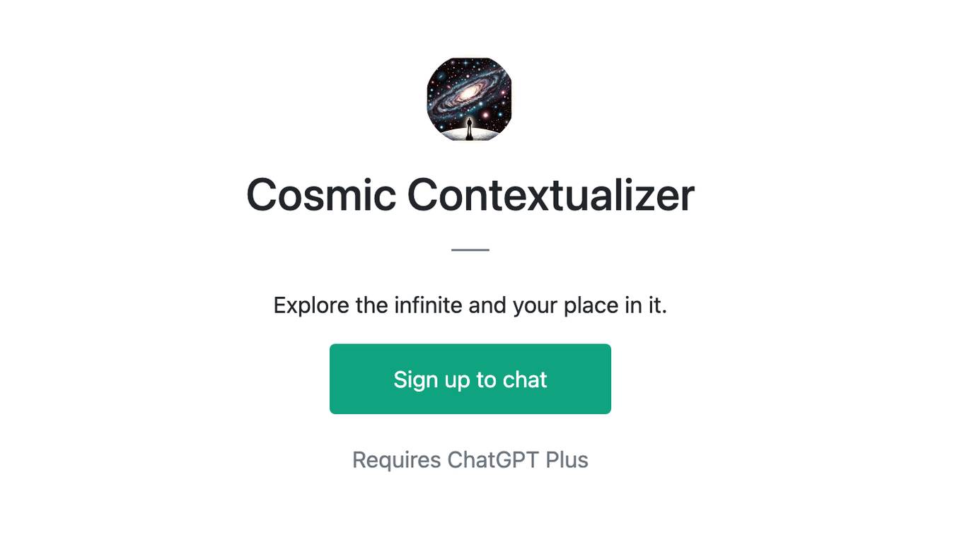 Cosmic Contextualizer Screenshot