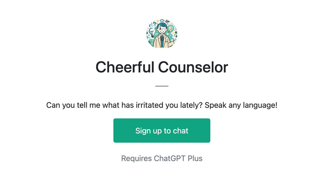 Cheerful Counselor Screenshot