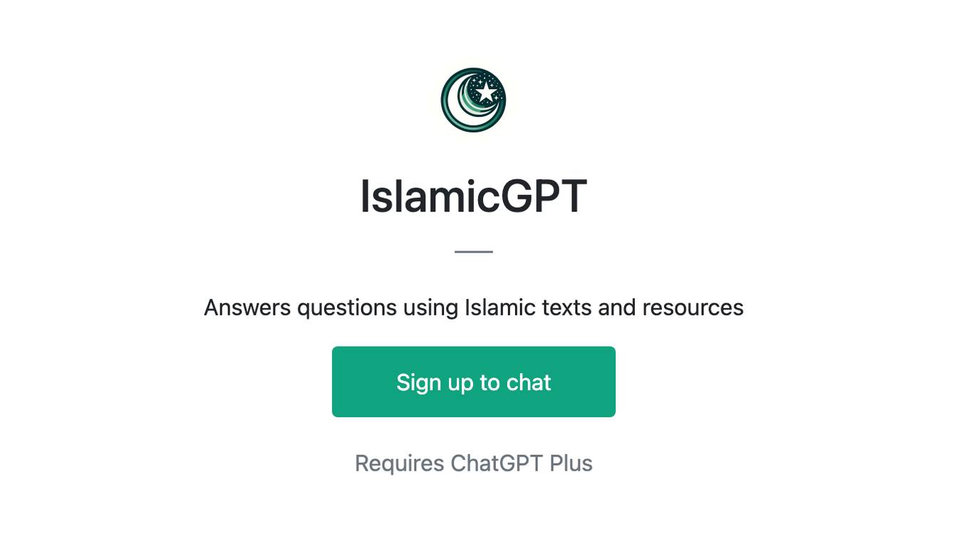 IslamicGPT Screenshot