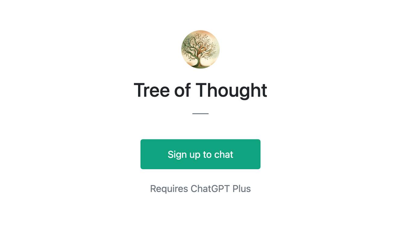 Tree of Thought Screenshot