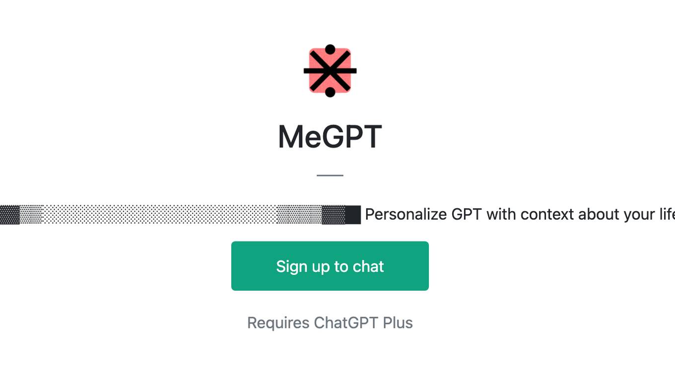 MeGPT Screenshot