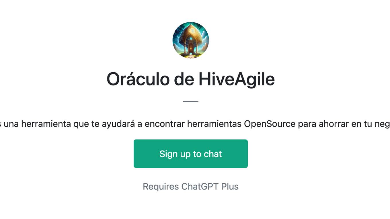 Oráculo de HiveAgile Screenshot