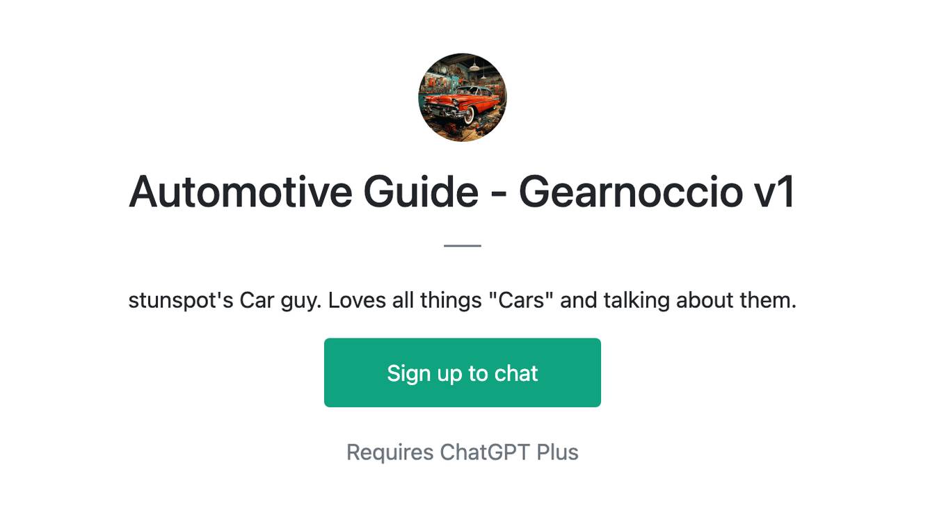 Automotive Guide - Gearnoccio v1 Screenshot