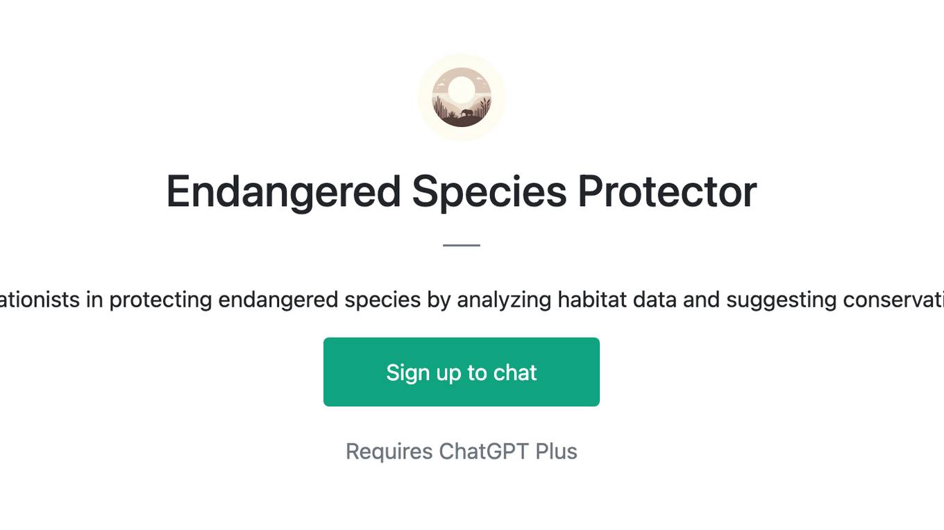 Endangered Species Protector  Screenshot