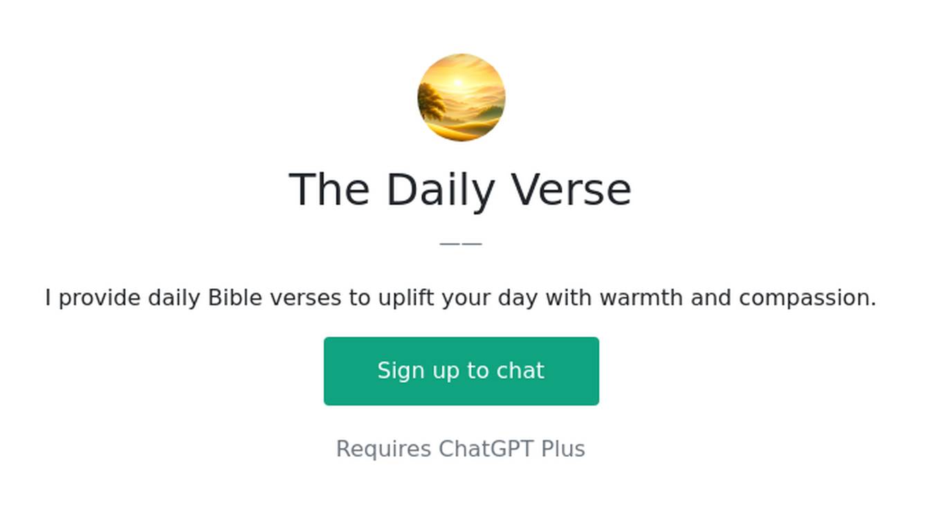 The Daily Verse Screenshot