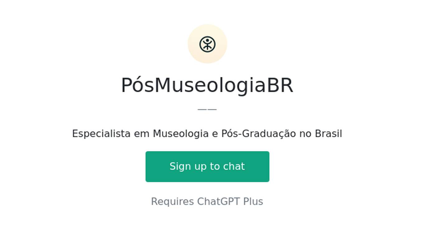 PósMuseologiaBR Screenshot