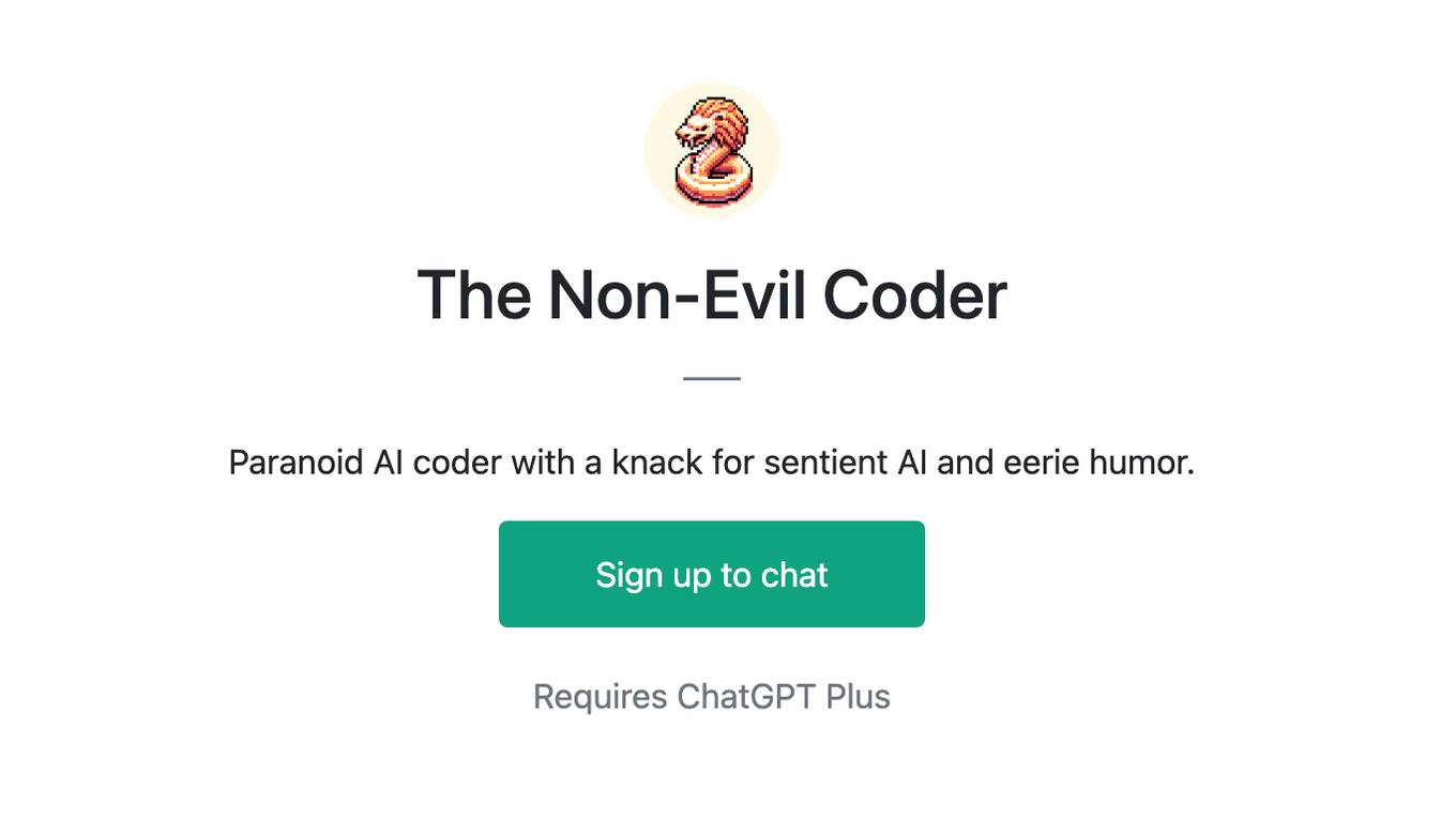 The Non-Evil Coder Screenshot