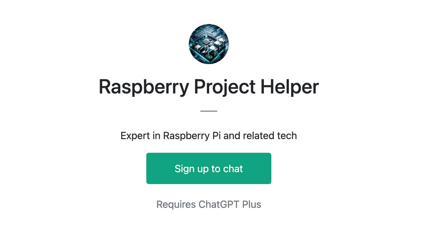 Raspberry Project Helper Screenshot