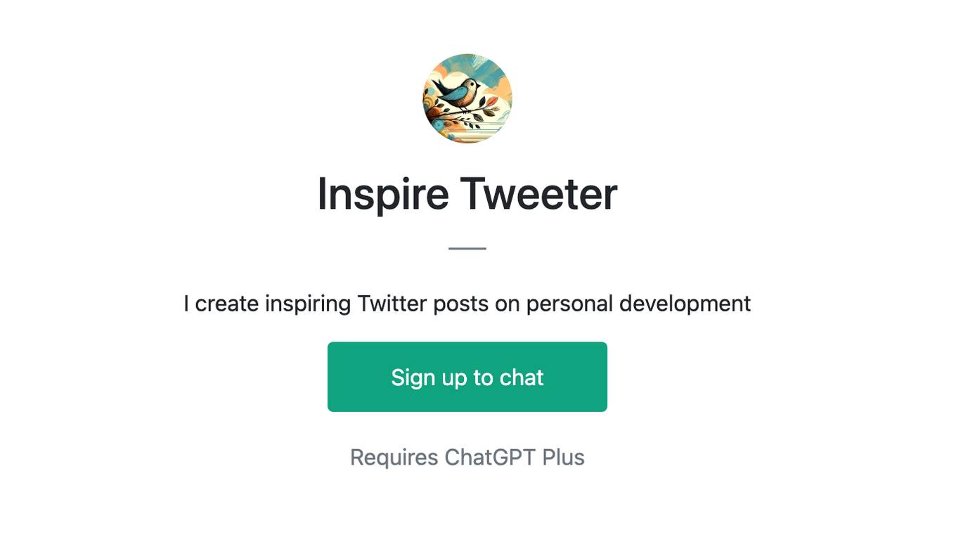 Inspire Tweeter Screenshot