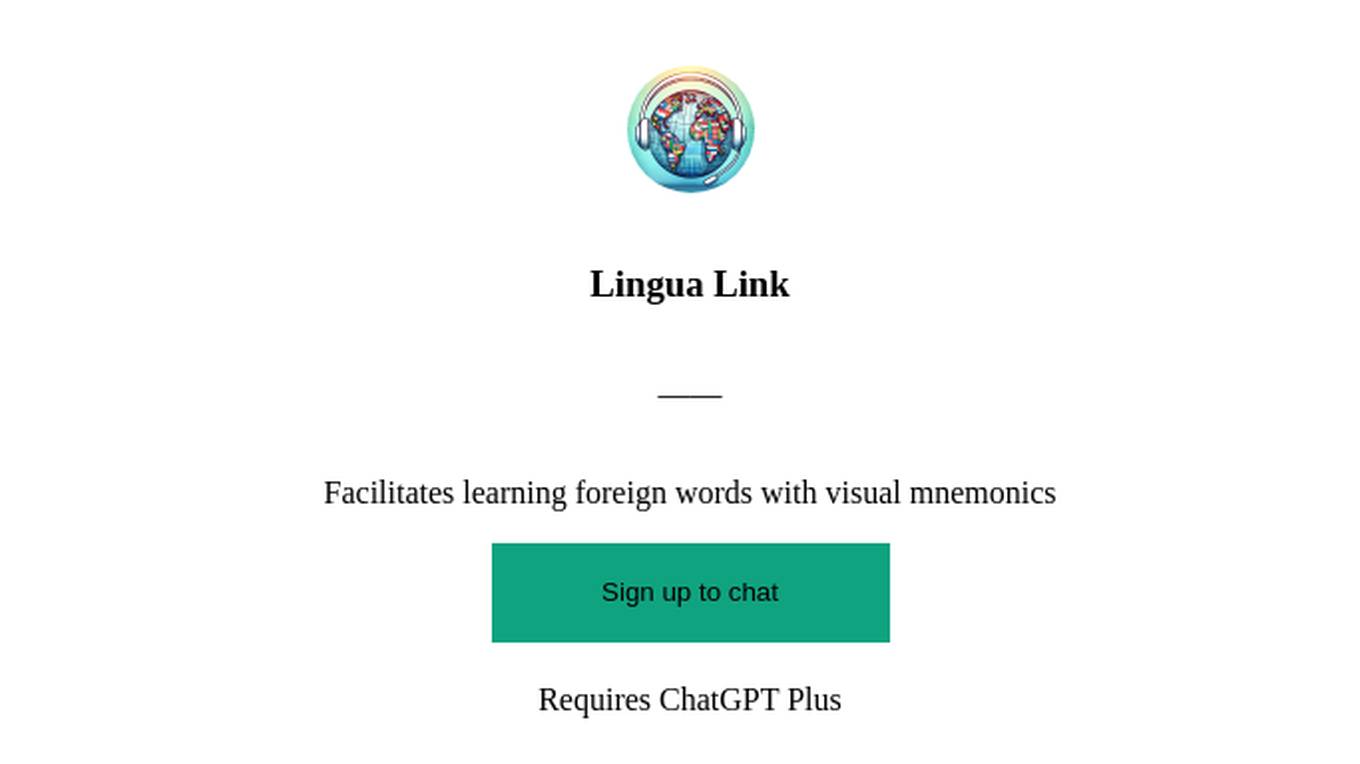 Lingua Link Screenshot