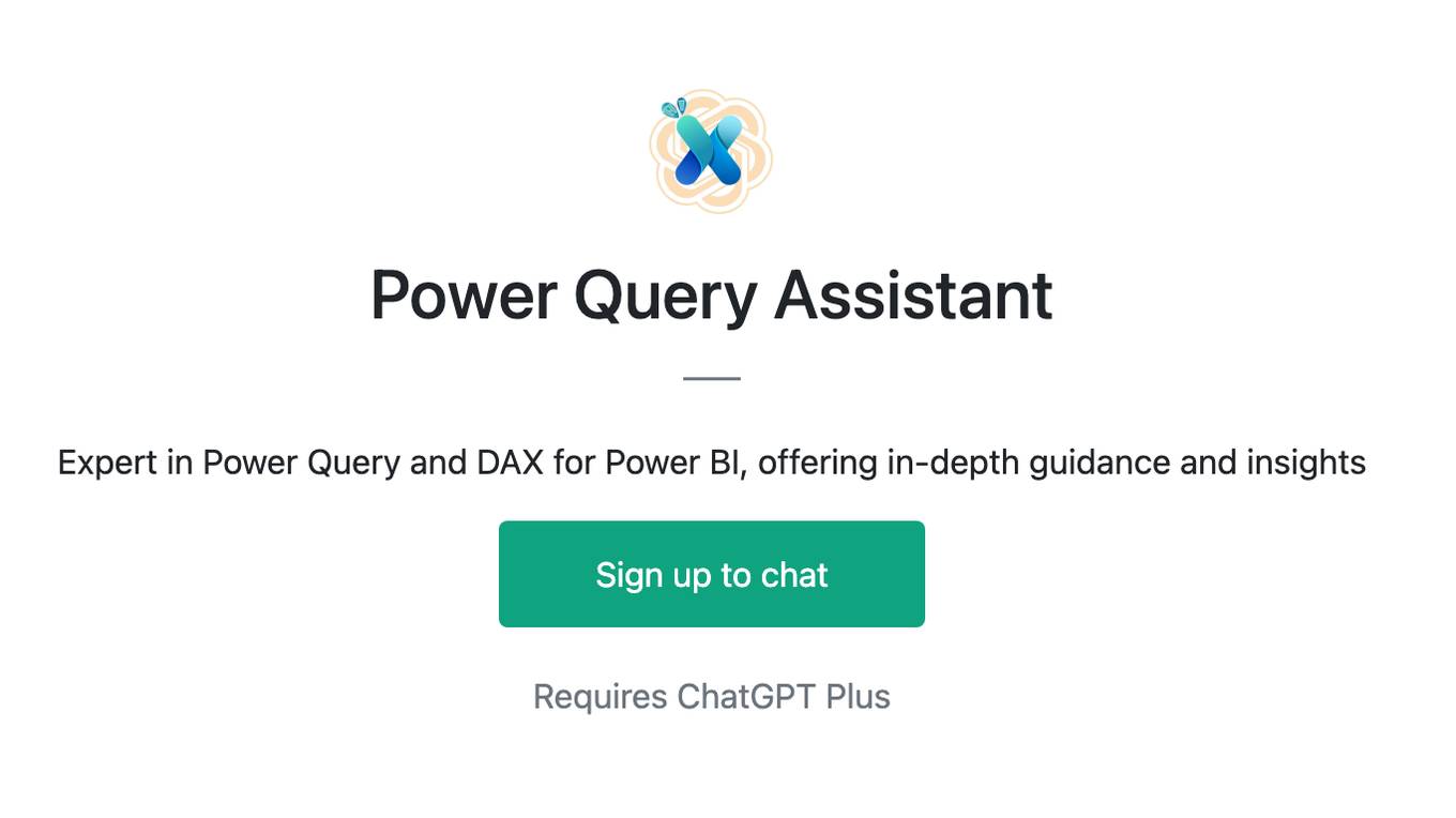 Power Query Assistant Screenshot