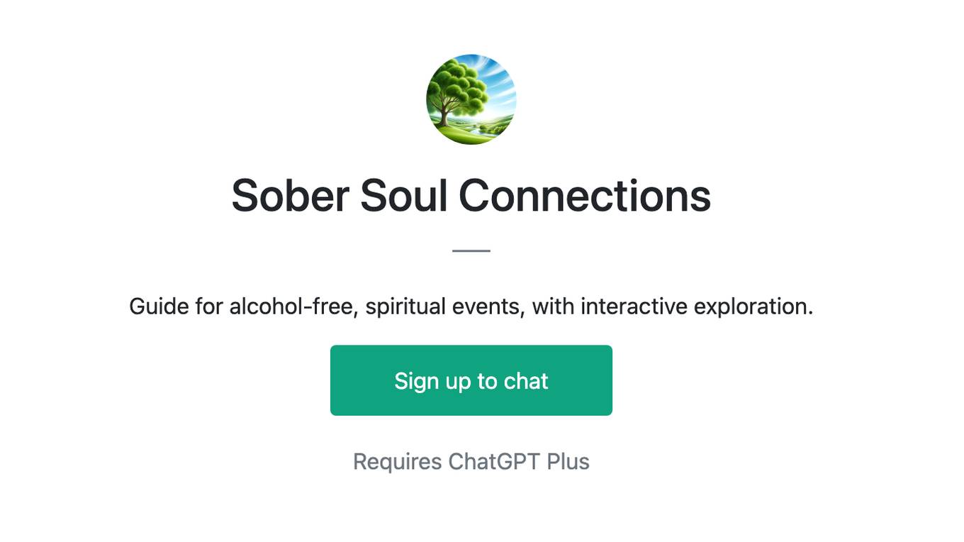 Sober Soul Connections Screenshot