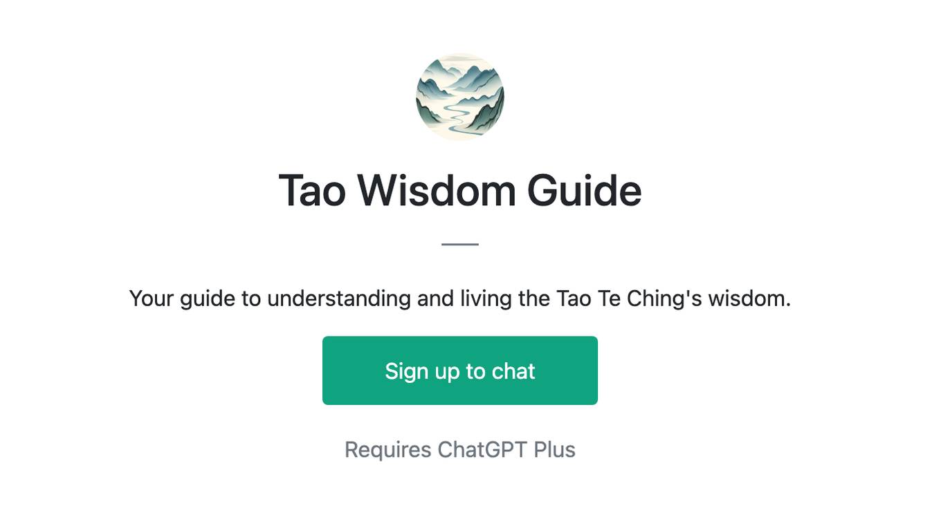 Tao Wisdom Guide Screenshot