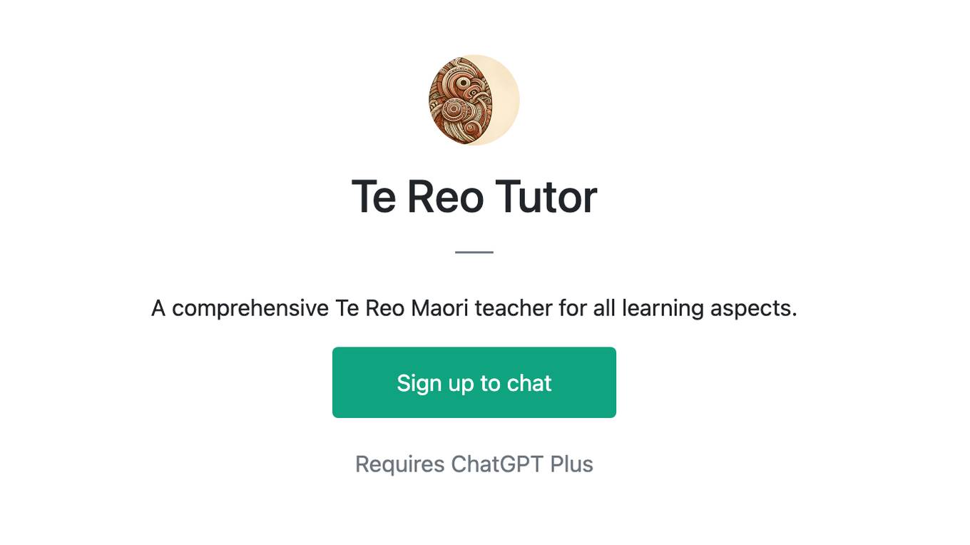 Te Reo Tutor Screenshot