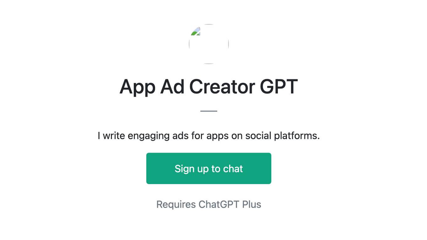 App Ad Creator GPT Screenshot