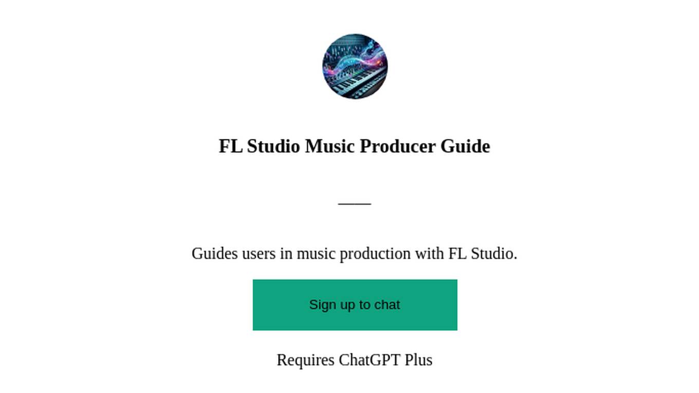 FL Studio Music Producer Guide Screenshot