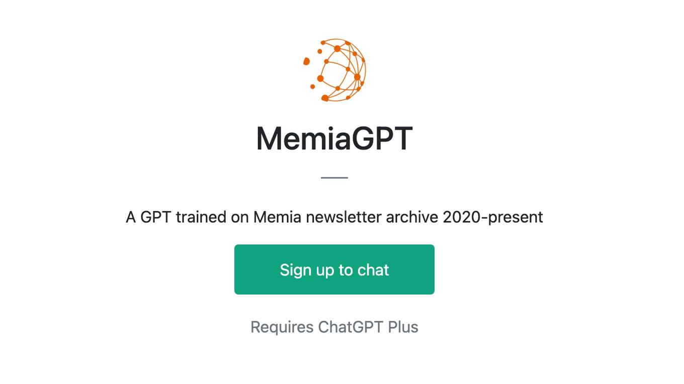 MemiaGPT Screenshot