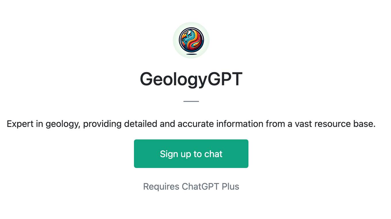 GeologyGPT Screenshot