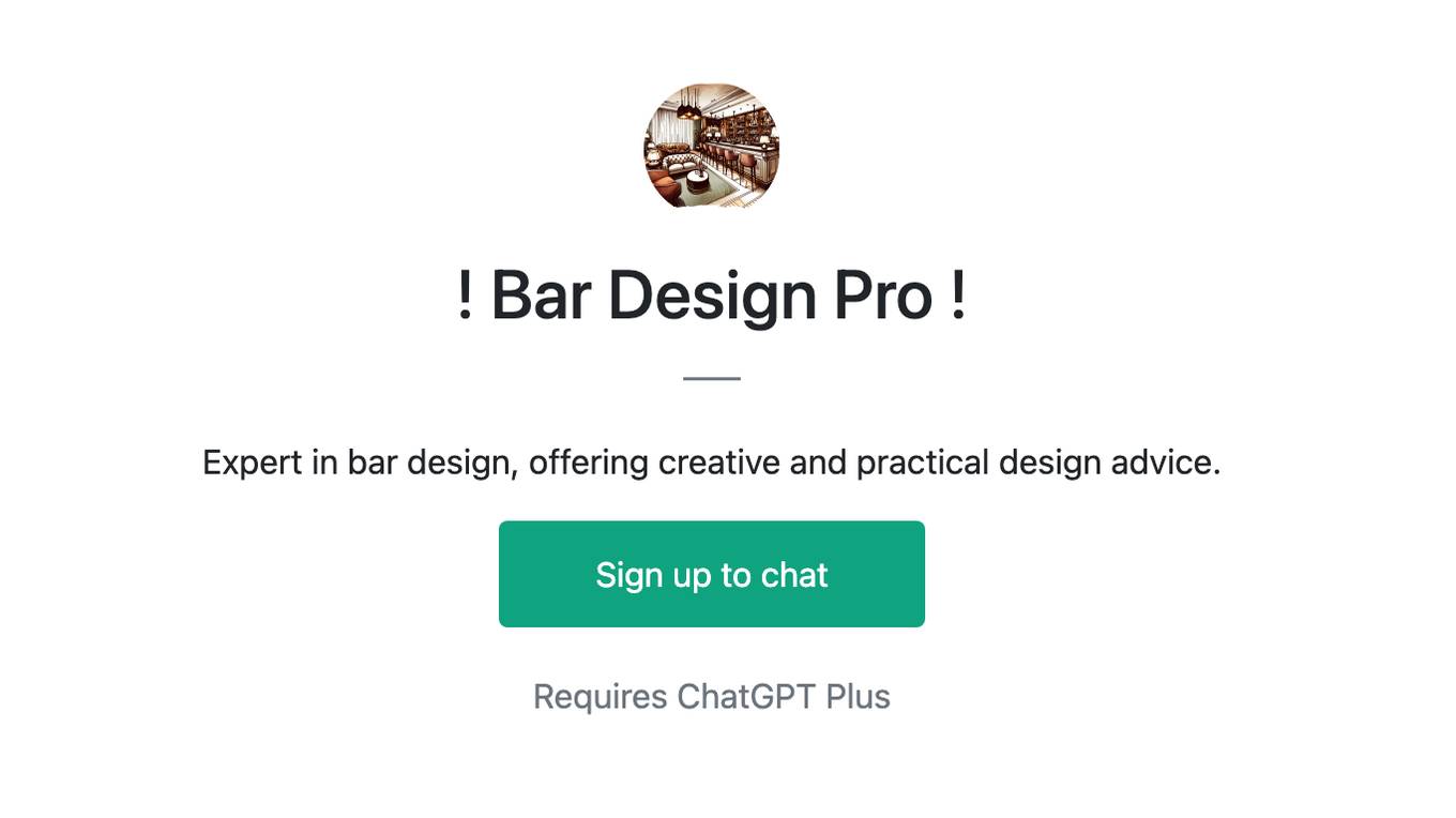 ! Bar Design Pro ! Screenshot