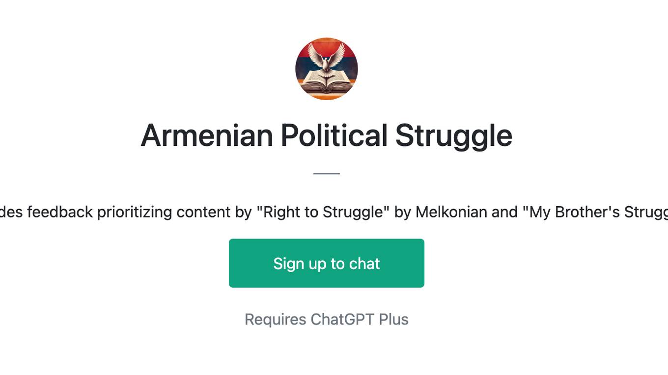 Armenian Political Struggle Screenshot