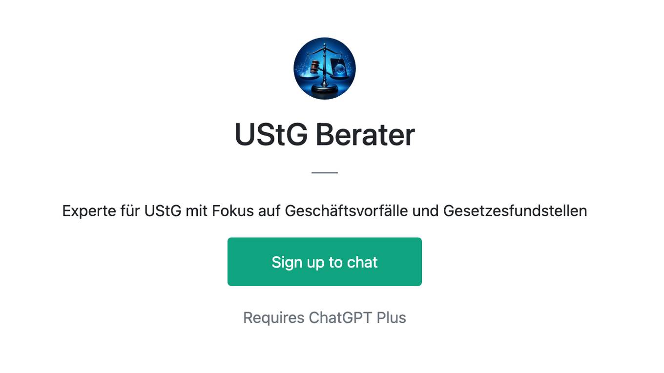 UStG Berater Screenshot