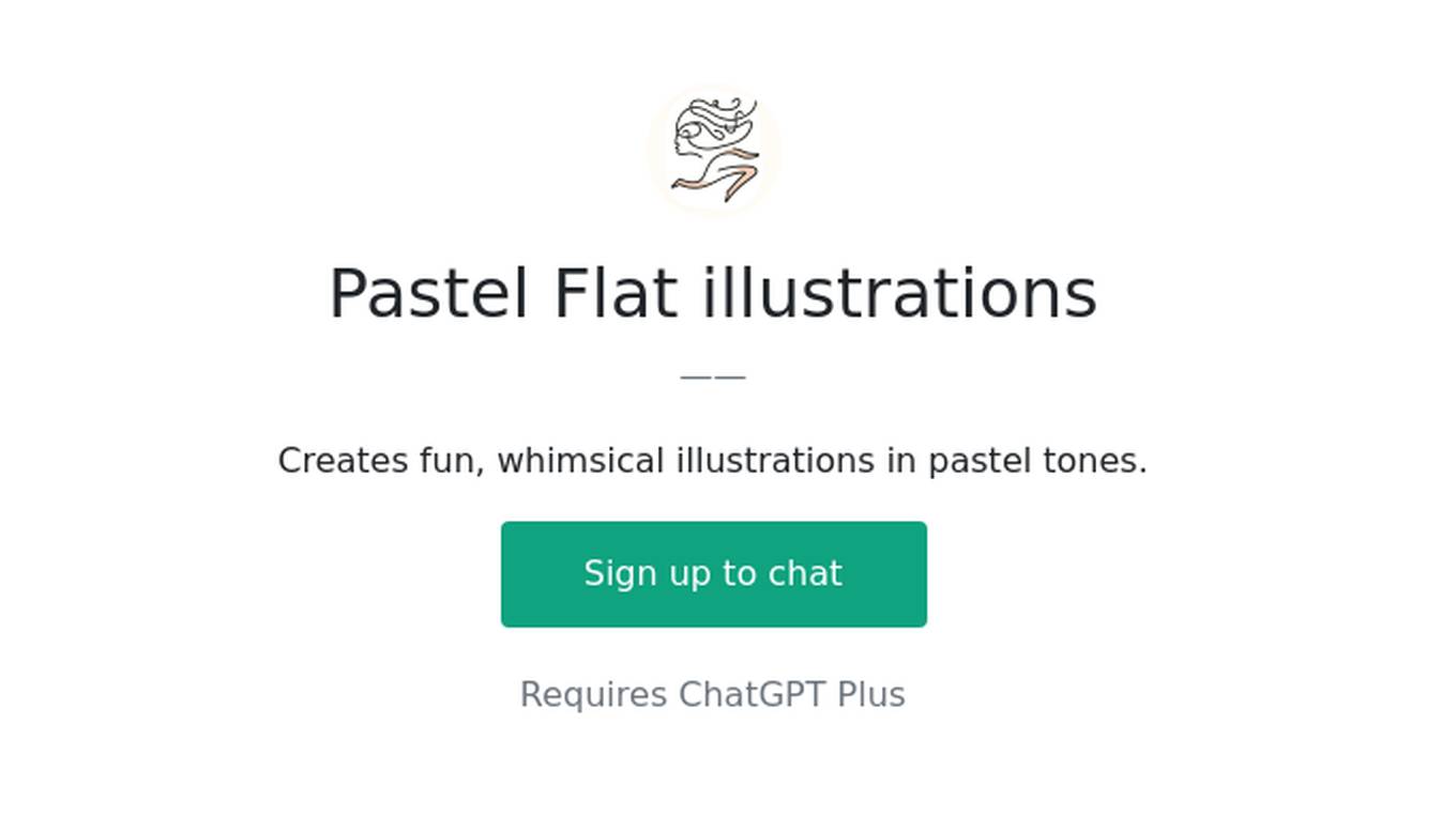 Pastel Flat illustrations Screenshot