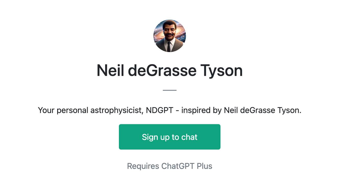 Neil deGrasse Tyson Screenshot