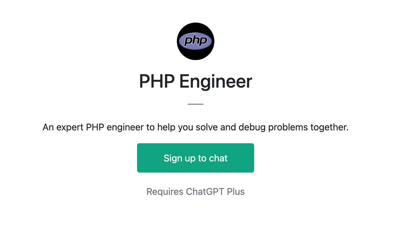 PHP Engineer Screenshot