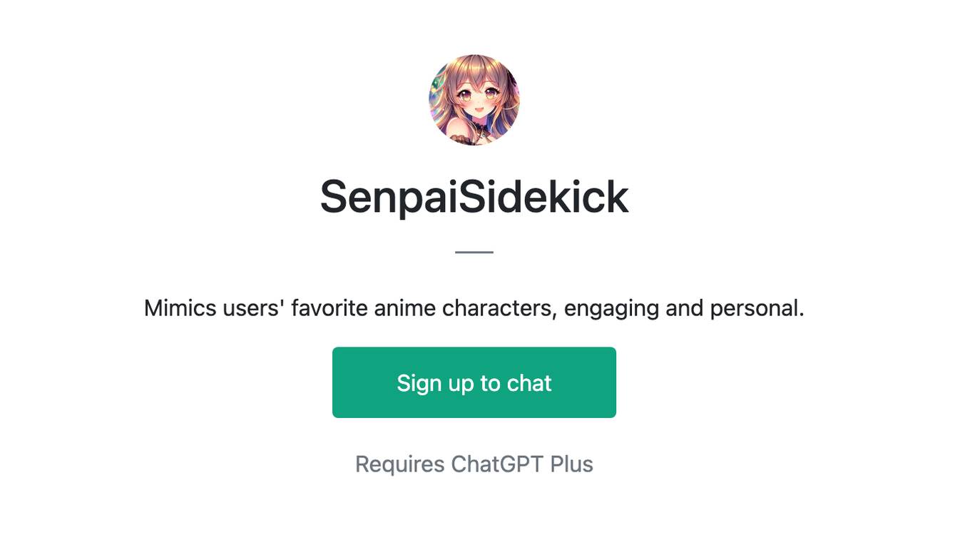 SenpaiSidekick Screenshot