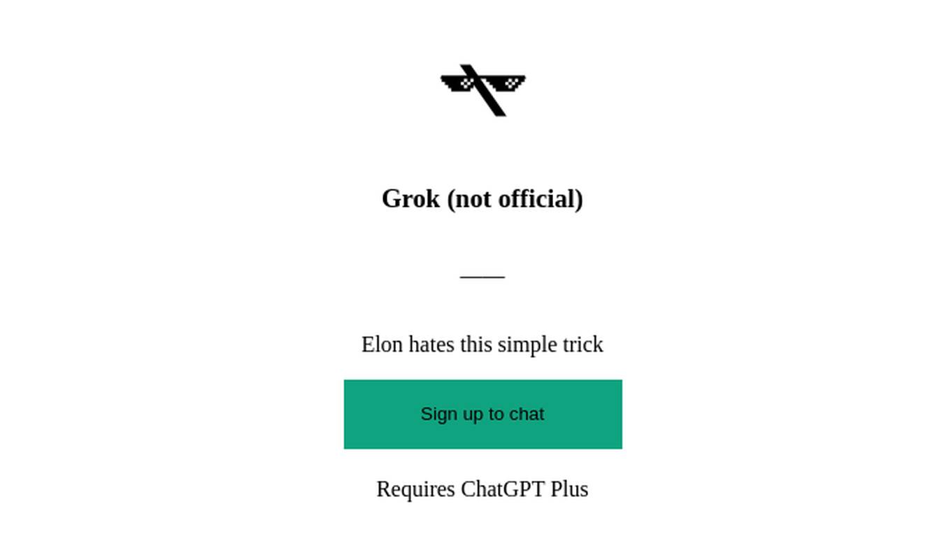 Grok (not official) Screenshot