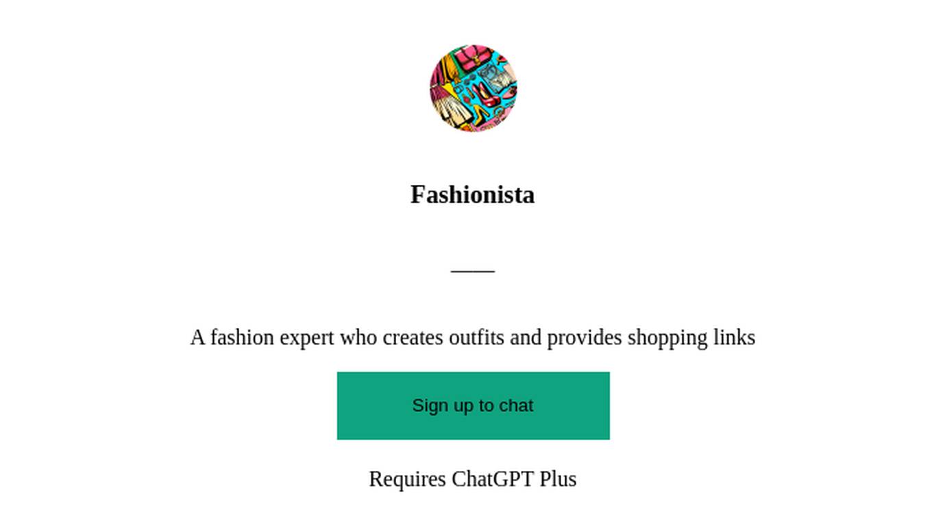 Fashionista Screenshot