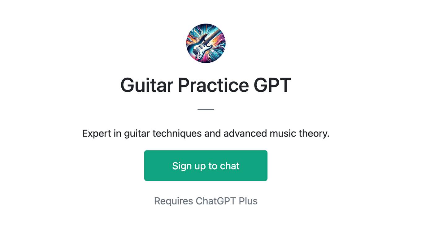 Guitar Practice GPT Screenshot