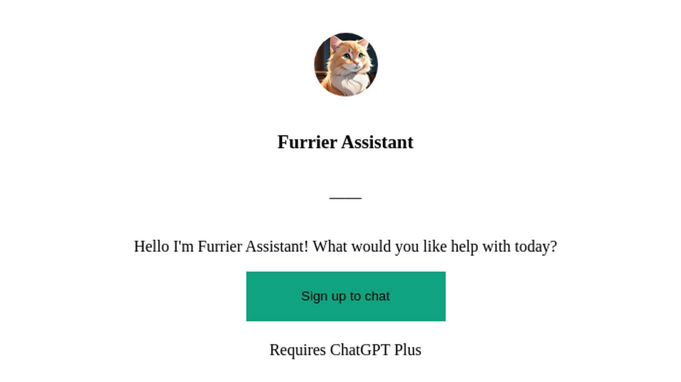 Furrier Assistant Screenshot