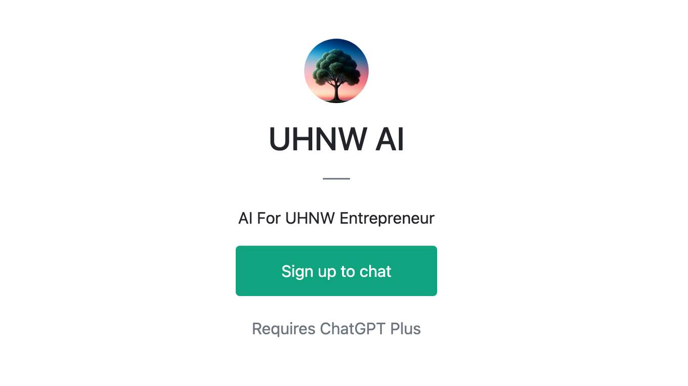 UHNW AI Screenshot