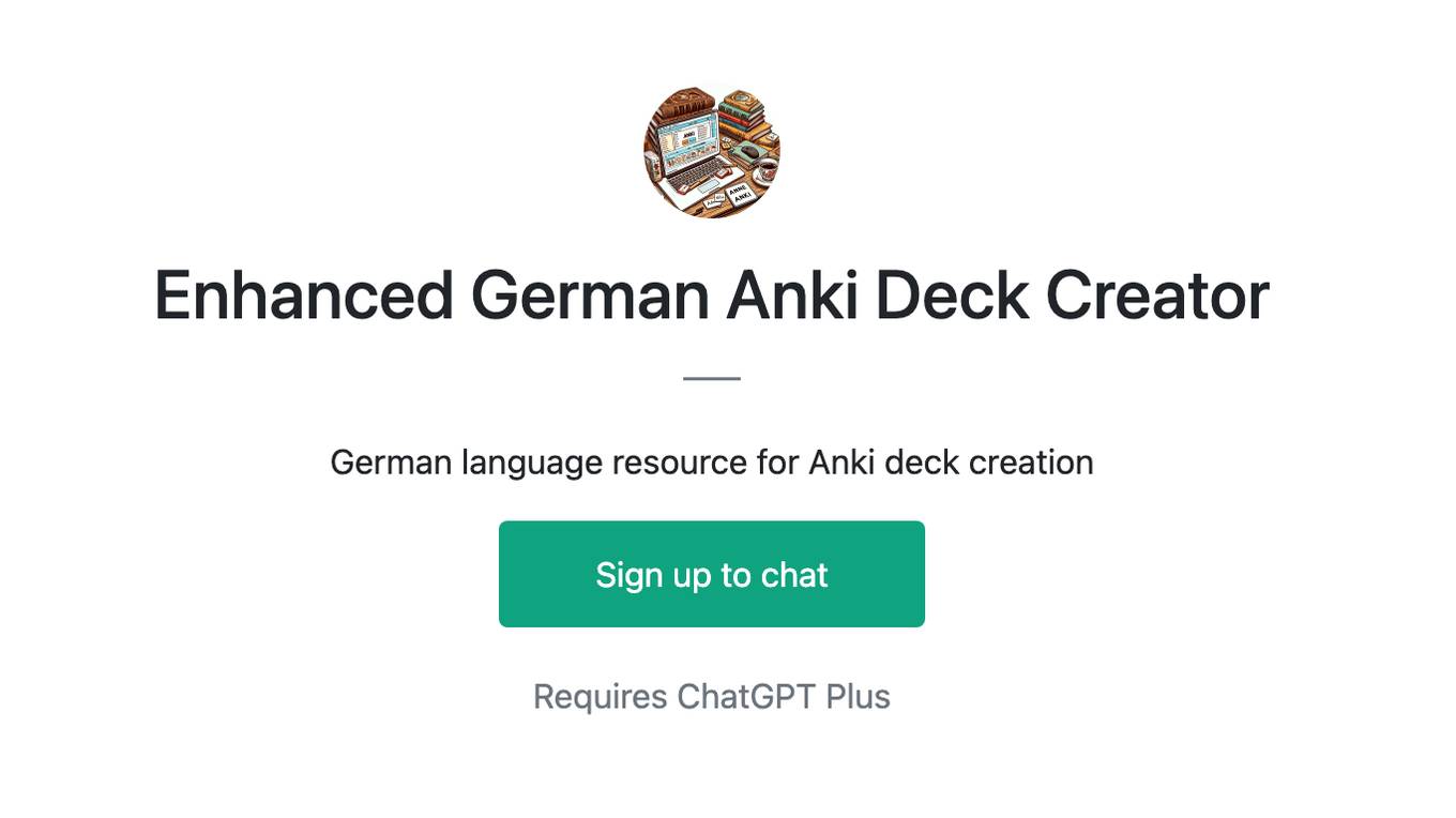 Enhanced German Anki Deck Creator Screenshot