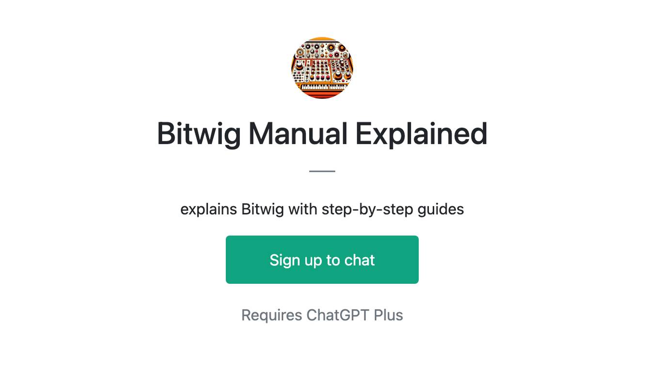 Bitwig Manual Explained Screenshot