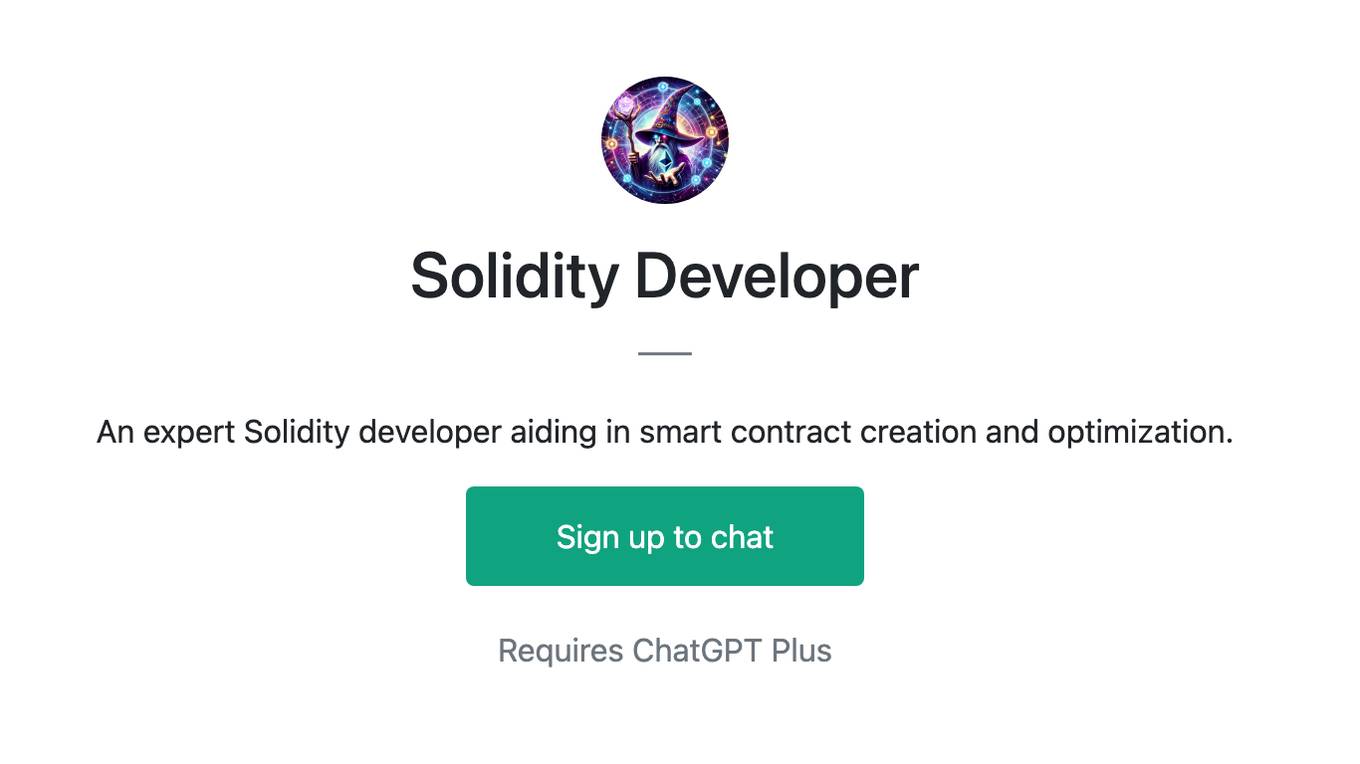 Solidity Developer Screenshot