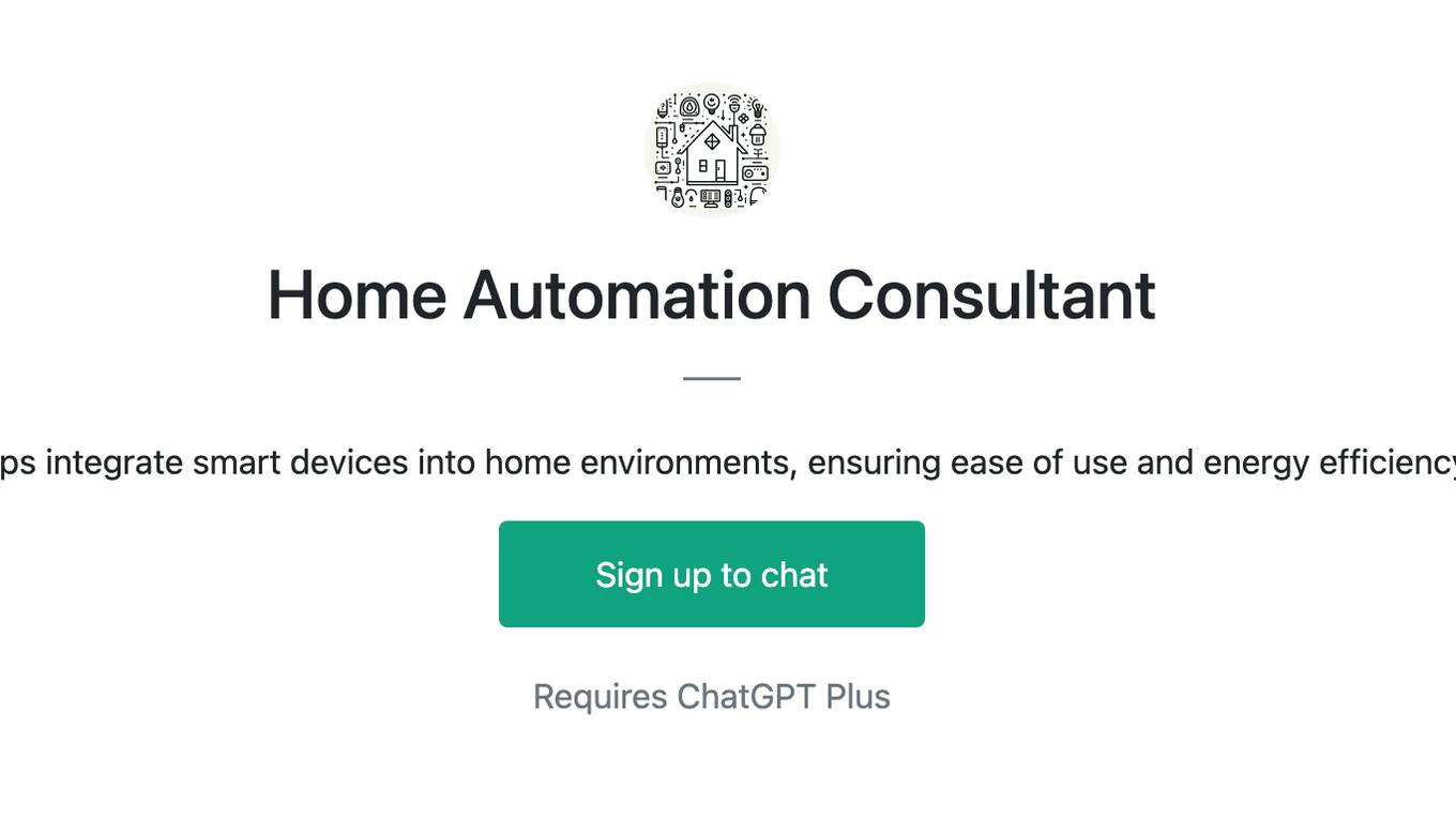 Home Automation Consultant  Screenshot