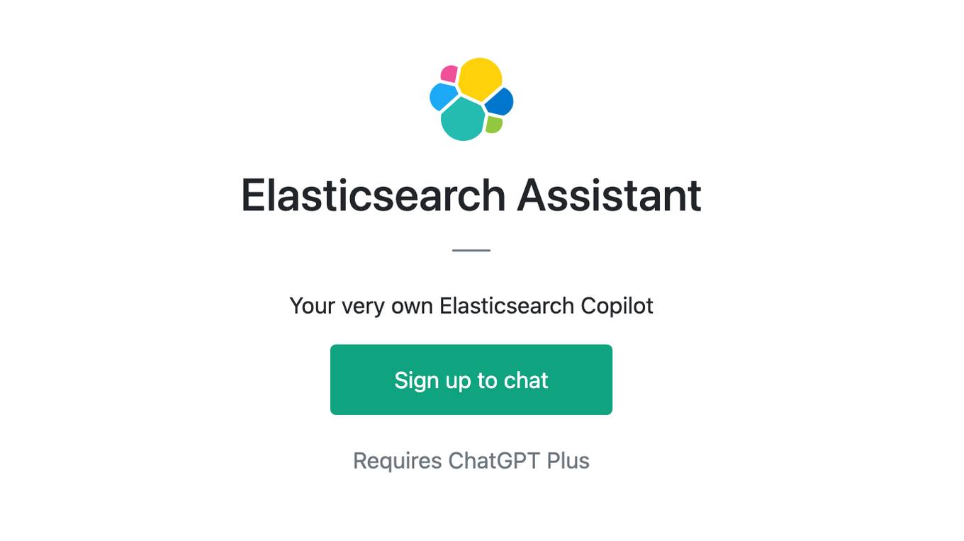 Elasticsearch Assistant Screenshot