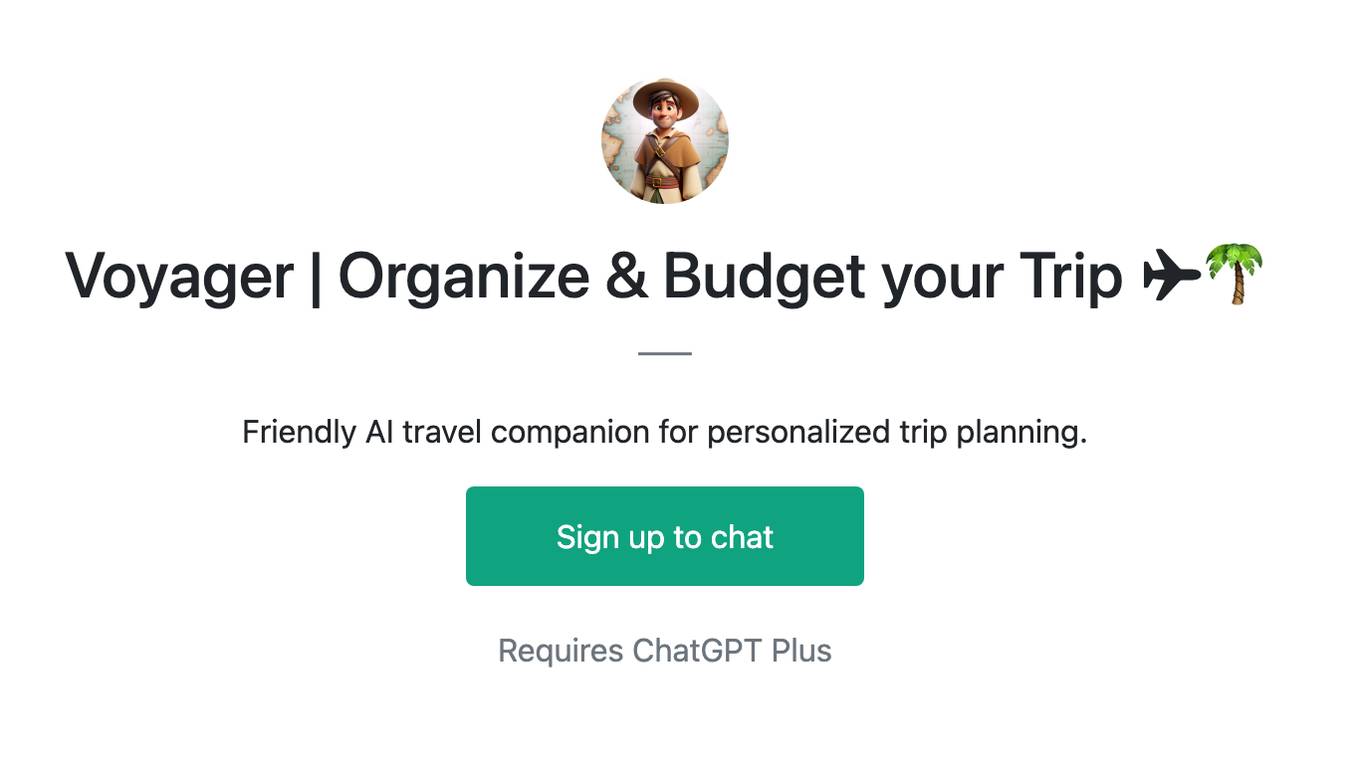 Voyager | Organize & Budget your Trip ✈️🌴 Screenshot