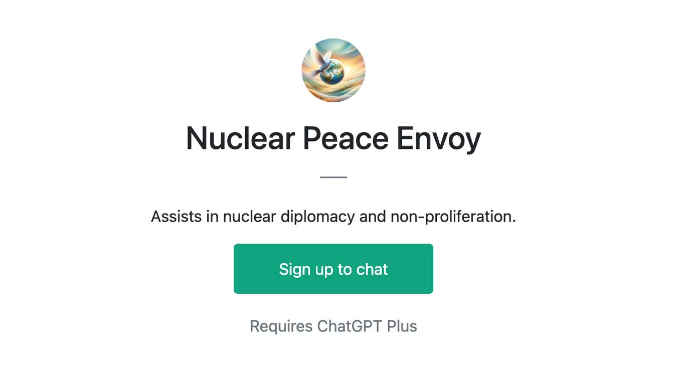 Nuclear Peace Envoy Screenshot