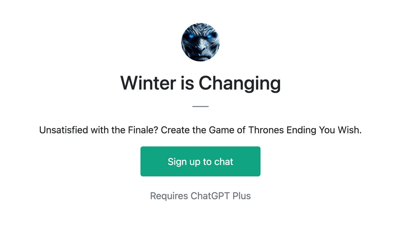 Winter is Changing Screenshot