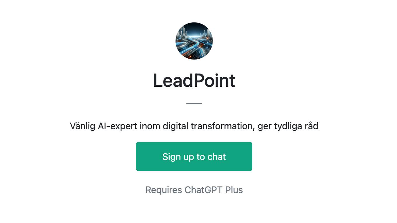 LeadPoint Screenshot