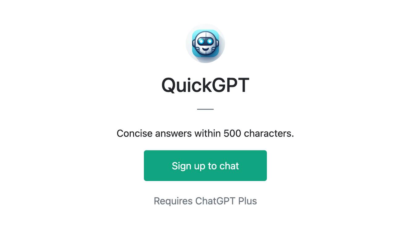 QuickGPT Screenshot