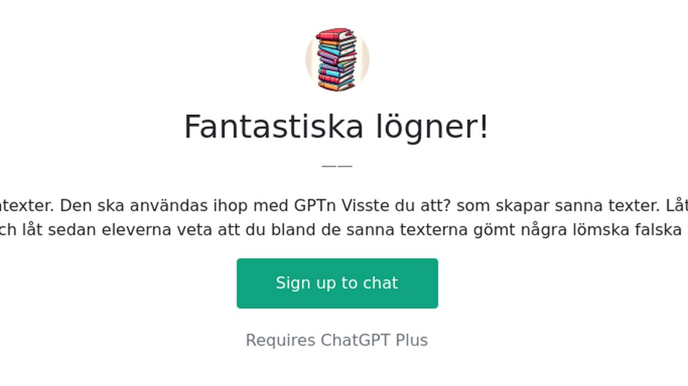 Fantastiska lögner! Screenshot