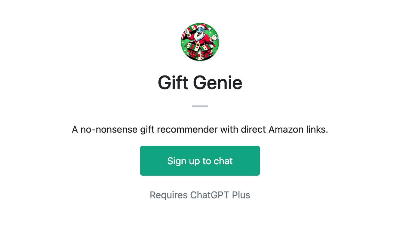 Gift Genie Screenshot