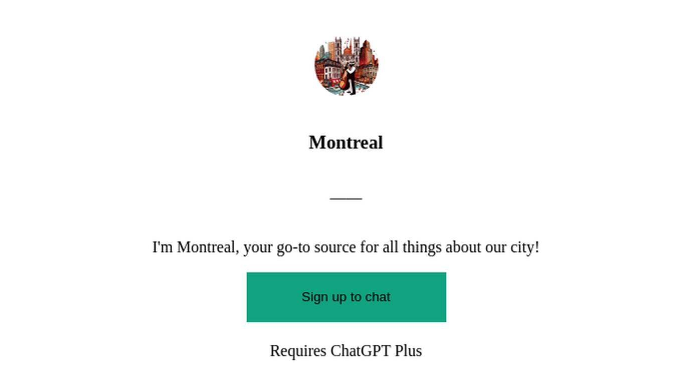 Montreal Screenshot