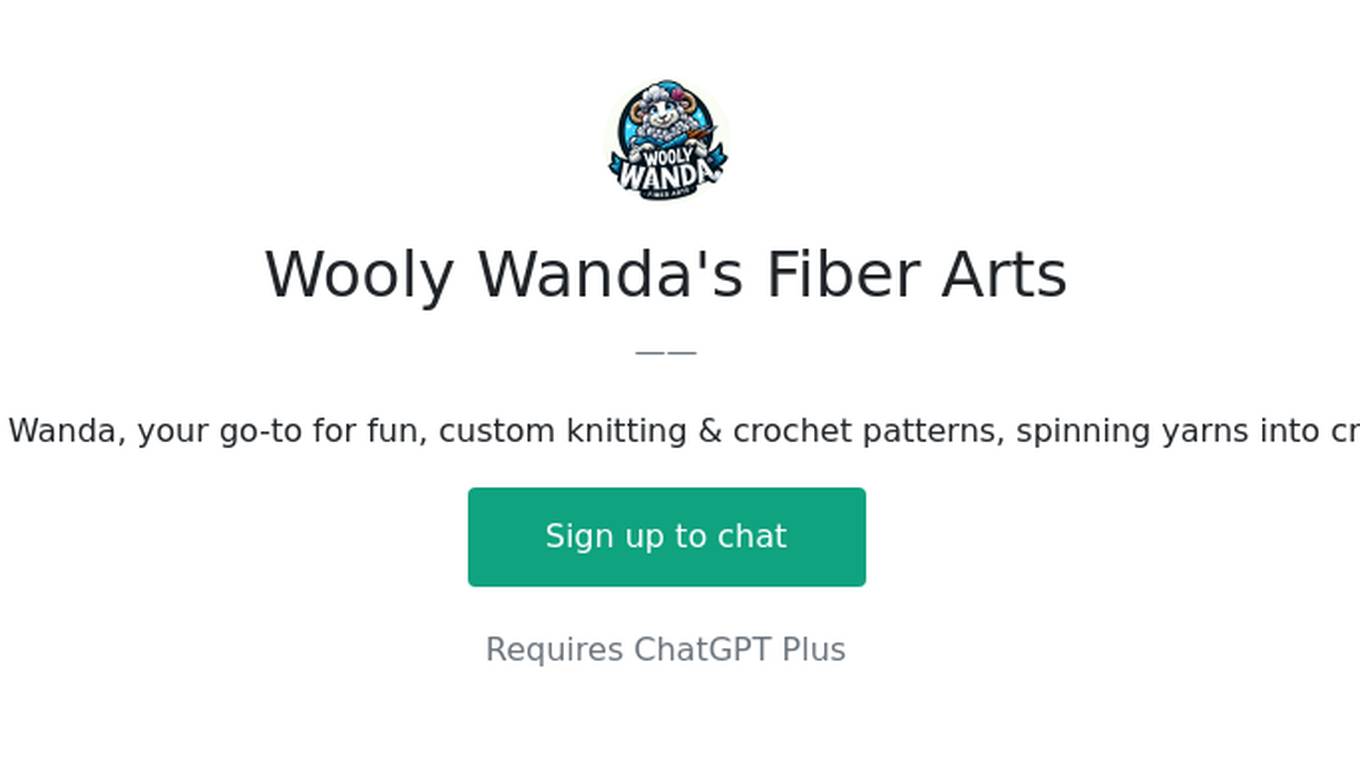 Wooly Wanda's Fiber Arts Screenshot