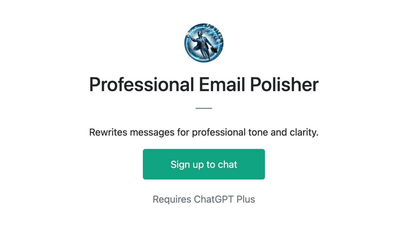 Professional Email Polisher Screenshot